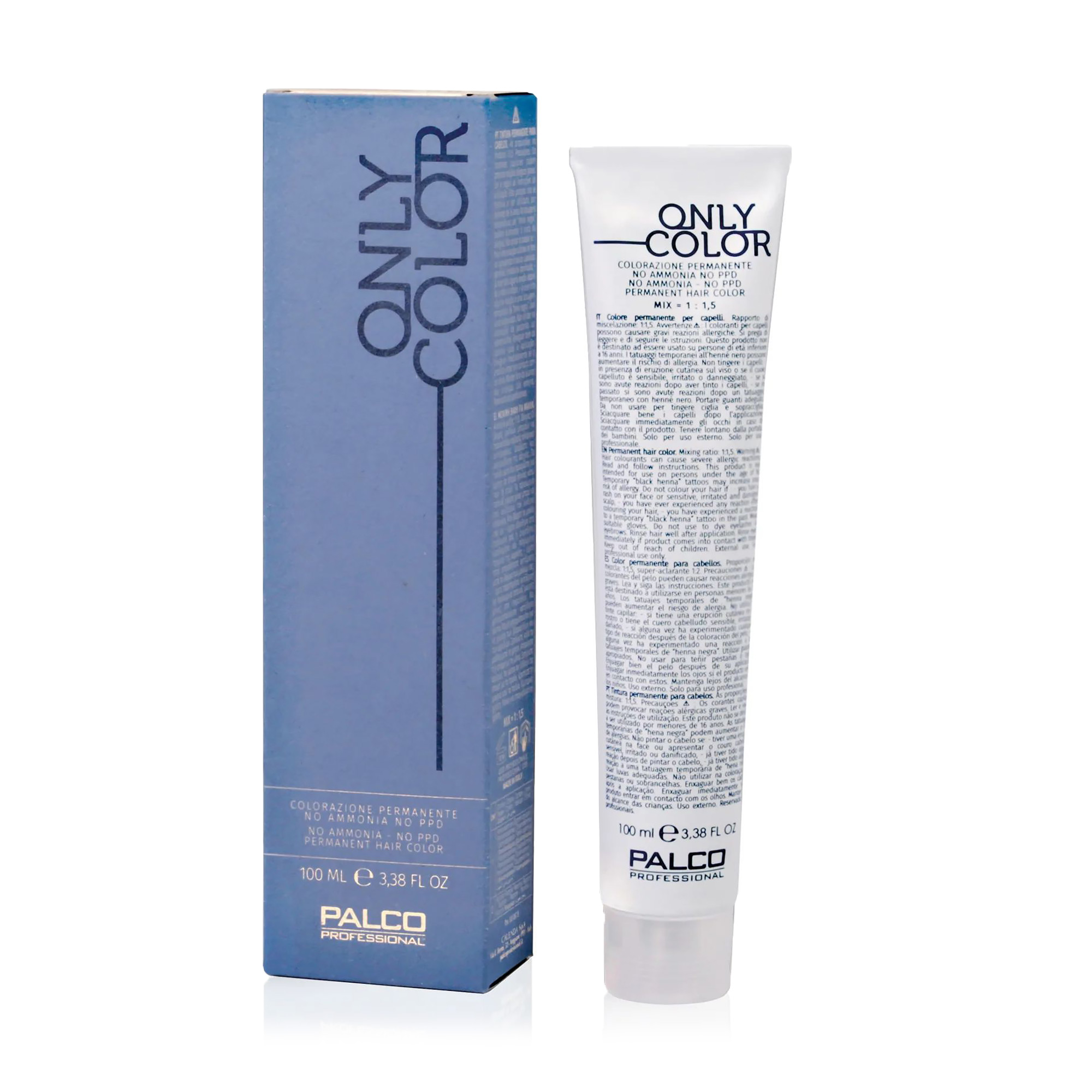 Безаміачна крем-фарба для волосся Palco Professional Only Color 3.0 Темно-коричневий, 100 мл